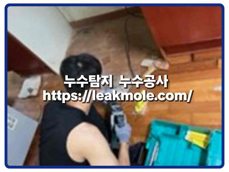누수탐지 현장 작업 사진 12
